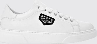 Philipp Plein Sneakers basse in pelle liscia con logo laterale applicato