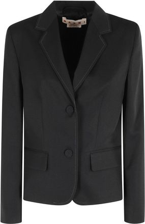 Marni Tailored Black Single-Breasted Marni Jacket