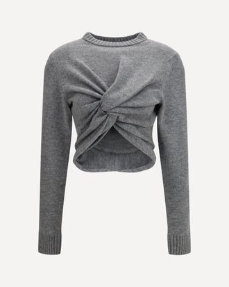 Balenciaga Ruched crewneck Sweater Female M