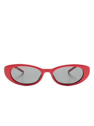 Gucci Occhiali da sole cat-eye - Rosso