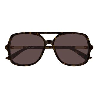 Chlo&eacute; Sunglasses, unisex, Brown, Size: 57 MM Occhiali da sole