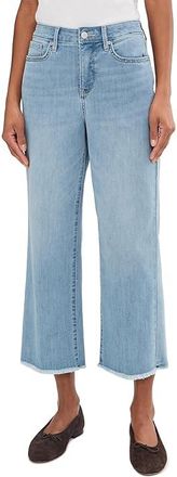 NYDJ Coco Relaxed Wide Leg Crop Jeans Womens Jeans Heritage Glow : 12 25.5, Cotton/Denim/Elastane