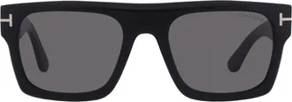 Tom Ford Cyrus-02 Smoke Browline Mens Sunglasses FT1337 01A 53
