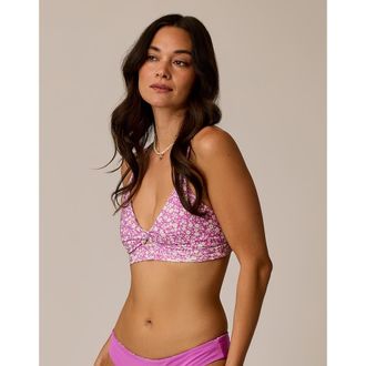 Carve Designs Elba Jade Texture Bralette Top for Water Sports in Fleur at Nordstrom, Size Medium