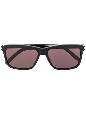 Saint Laurent Eyewear square frames sunglasses - men - Acetate - 57 - Black