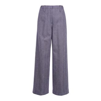 Liviana Conti Dames, Broeken, Paars, Maat: XS