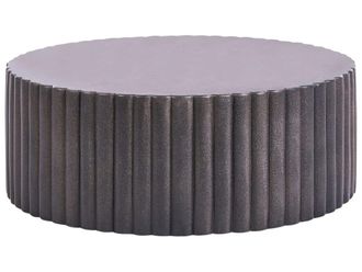 Beliani Mesa de centro 117 cm 117 cm negro