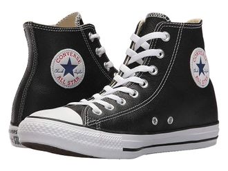 Converse Chuck Taylor All Star Leather Classic Shoes Black : Mens 4.5 - Womens 6.5 Medium