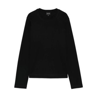 Birgitte Herskind Cotton Crewneck Sweater - Dames - Longsleeves - Zwart - M - Katoen - Tops