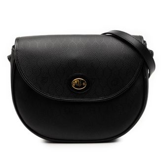 Dior Tweedehands honingraat gecoate canvas schoudertas