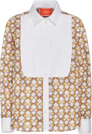 La DoubleJ Peggy Shirt - Dames - Overhemden - Beige - S - Overhemden