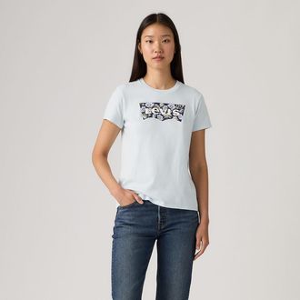 Levi's T-shirt met korte mouwen, ronde hals en logo