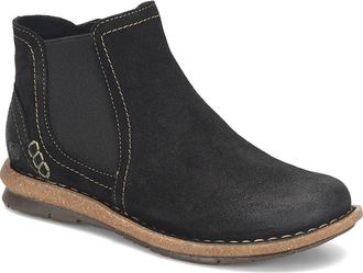 B&oslash;rn Tabby Chelsea Boot in Black Distressed at Nordstrom Rack, Size 7.5