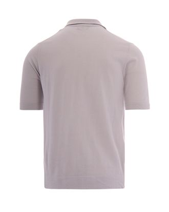 Ballantyne Open-Collar Cotton Polo - Gray