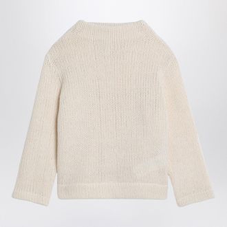 Douuod Ivory Wool Blend Jumper