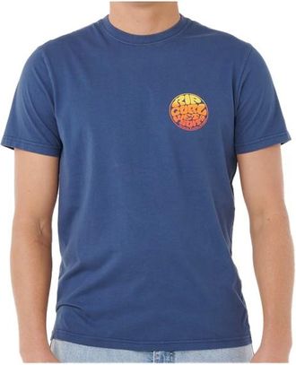 Rip Curl Wettie Passage Icon Tee T-Shirt für Herren | blau