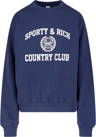 Sporty & Rich Felpa Varsity Crest