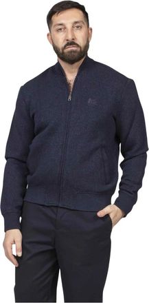 Etro Bomberjack met Logo - Heren - Bomber jackets - Blauw - L - Jassen