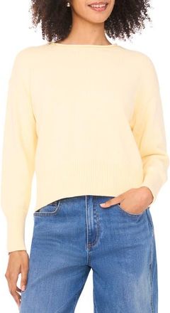Vince Camuto Roll Neck Sweater in Cream Yellow at Nordstrom, Size X-Small
