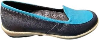 P.W. Minor Womens Wish Slip On Loafers In Navy