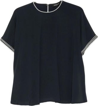 Fabiana Filippi Donna, Camicette, Blu, 3Xs, new