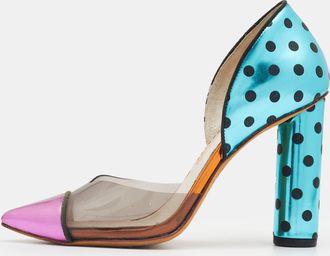 Sophia Webster Multicolor Leather And Pvc Jessica Pumps