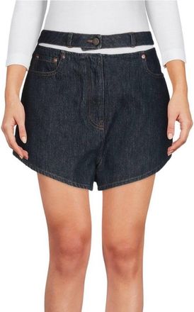Valentino Garavani Valentino Cut Out Denim Shorts Size S
