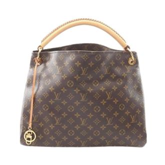 Louis Vuitton Pre-owned Handbag- Shoulder Bag - Dames - Pre-owned - Bruin - Maat: ONE Size Leer