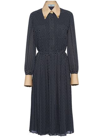 Prada Abito a pois - Blu