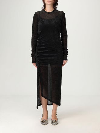 Pinko Abito lungo in velluto arricciato Pinko