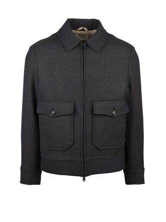 Circolo 1901 Brown Virgin Wool Jacket