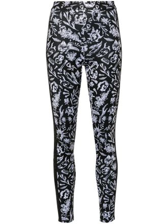 Off-white Legging met logoprint - Zwart