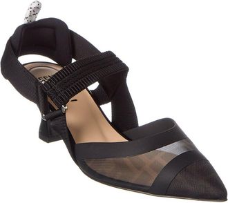 Fendi Fendi Colibri Mesh Slingback Pump