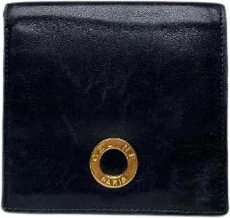 Celine Pre-owned Ring Wallet - Dames - Vintage Accessoires - Blauw - ONE Size - Leer - Vintage