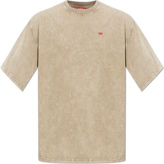Diesel Tops, Heren, Beige, XS, Katoen, T-Boxt-Aa 14 T-Shirt