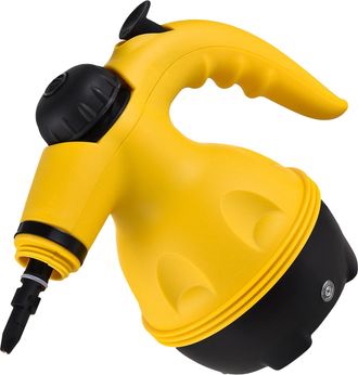Infinite Limpiador A Vapor Manual Port&aacute;til (1000 W, 350 Ml) Con 10 Accesorios, Alta Temperatura Y Alta Presi&oacute;n Para Cocina, Ba&ntilde;o Y Coche