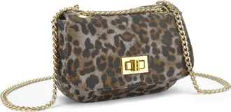 Vivance Umh&auml;ngetasche VIVANCE, Damen, Gr. B/H/T: 19cm x 14cm x 4cm, schwarz (schwarz, braun), Textil, Taschen Umh&auml;ngetasche, Minibag, Handtasche, Henkeltasche