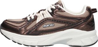 Maruti Nola Sneaker - Dames - Sneakers - Bruin - 36 EU - Leer - Schoenen