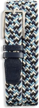 Robert Graham Big & Tall Clover Elas Belt in Blue Mix at Nordstrom, Size 46 Big