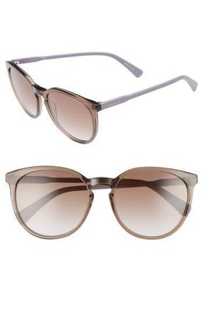 Longchamp 56mm Round Sunglasses in Turtledove/violet at Nordstrom Rack