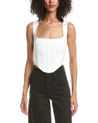 Guizio Satin Lace Up Bustier