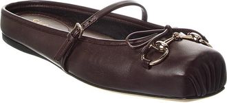 Gucci Horsebit Leather Mule