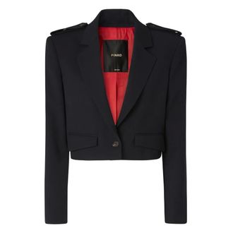 Pinko Mujer, Chaquetas, Azul, Talla: S