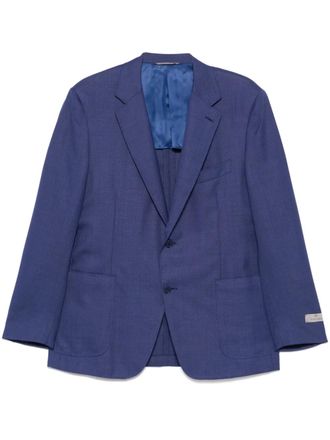 Canali Wollen blazer - Blauw