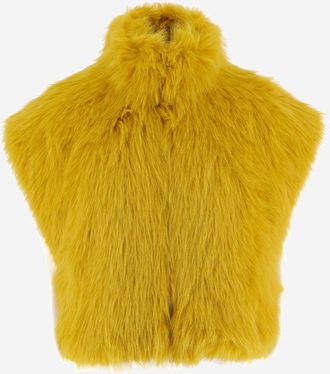 Pinko Bijgesneden vest met Pinko-bonteffect