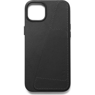 Mujjo Full Leather MagSafe Wallet Case for iPhone 15 Plus and 14 Plus in Black at Nordstrom