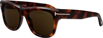 Tom Ford Finn-02 Zonnebril - Heren - Zonnebrillen - Bruin - 53 MM - Accessoires