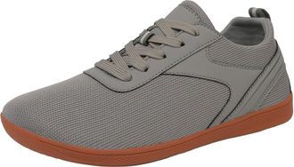 Generic Mens Running Shoes Winter Shoes for Men Autumn Suede Casual Mesh Trendy Footwear with Comfortable Lightweight Design Grey