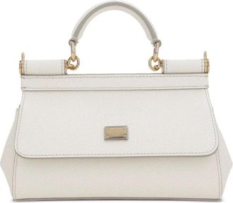 Dolce & Gabbana Stijlvolle Tote Tas met Bb 7116B100180001 - Dames - Handtassen - Wit - ONE Size - Tassen