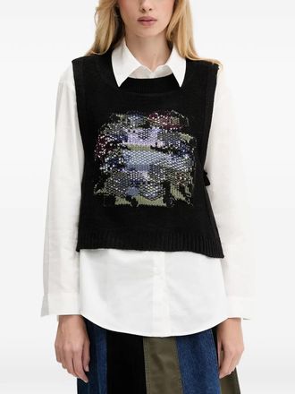 Desigual Camicia con bottoni (2 pezzi) - Nero